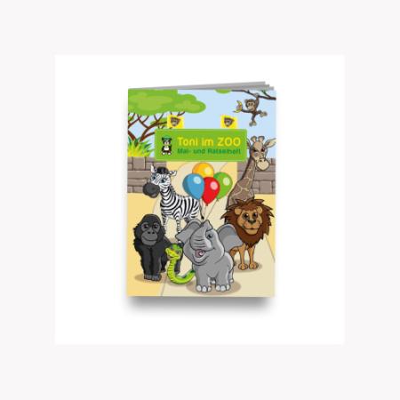 Mal- und Rätselheft – Zoo